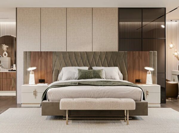 Дизайнерская кровать Batha III Bed with Closed Base 4