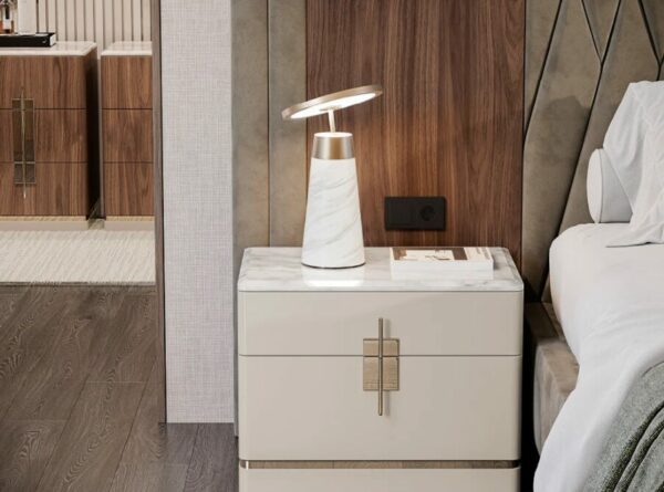 Дизайнерская прикроватная тумбочка Batha Bedside Table 3