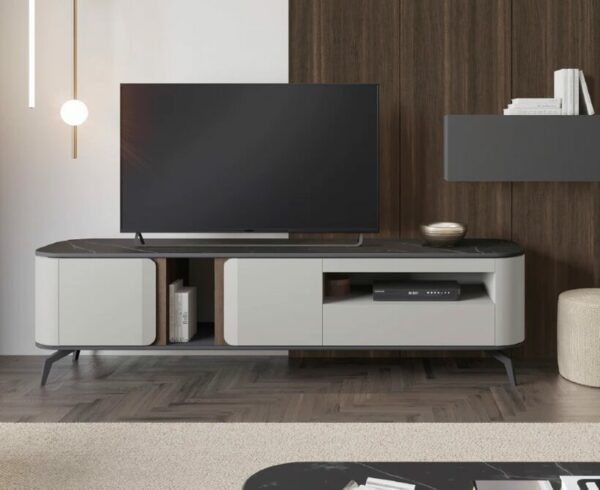 Дизайнерская ТВ-тумба Tepui 2 Doors + 1 Drawer 210cm With Feet 4