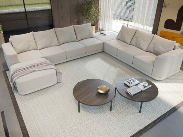 Дизайнерский диван Rocco 3 + Left Chaise от Evanyrouse (Португалия)