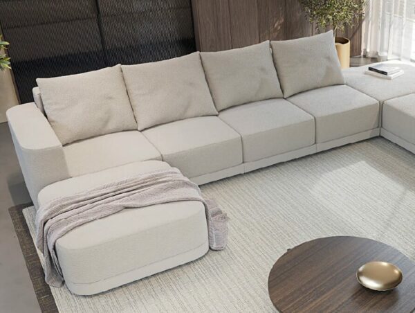 Дизайнерский диван Rocco 3 + Right Chaise 4