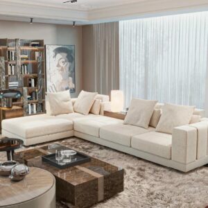 Дизайнерский диван Vercelli 3 + Left Chaise 4