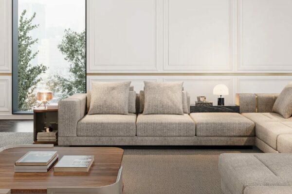 Дизайнерский диван Vercelli 3 + Right Chaise 4