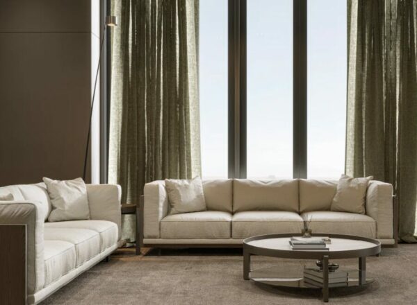 Дизайнерский диван Senza 3 on the right 4