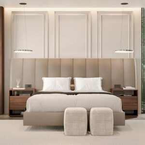 Дизайнерская кровать Nikay II Bed Suspended Base 3