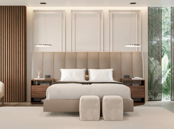 Дизайнерская кровать Nikay II Bed Suspended Base 3