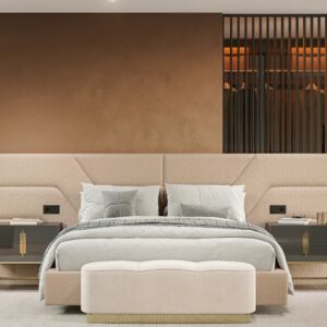 Дизайнерская кровать Laer Bed Suspended Base 3