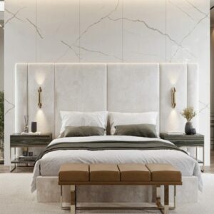 Дизайнерская кровать Ruby Bed Suspended Base 3