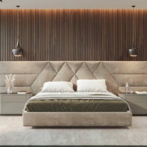 Дизайнерская кровать Haga II Bed Suspended Base 4