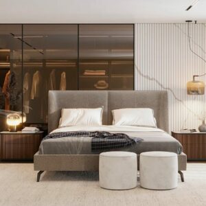 Дизайнерская кровать Baghi Bed Suspended Base 3