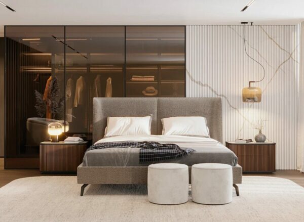 Дизайнерская кровать Baghi Bed Suspended Base 3