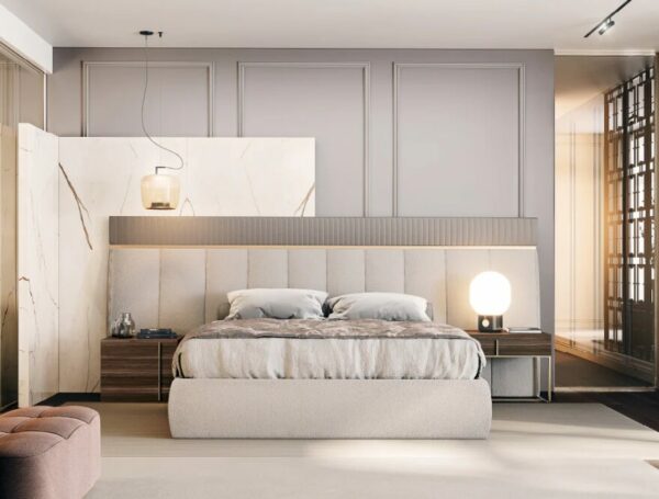 Дизайнерская кровать Nikay Bed Closed Base 4