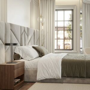 Дизайнерская кровать Vercelli III Bed with Closed Base 3