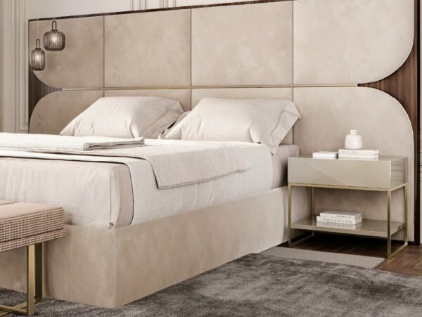 Дизайнерская кровать Sakya Bed Closed Base 4