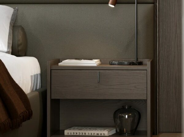 Дизайнерская прикроватная тумбочка Colline 1 Drawer Bedside Table 3
