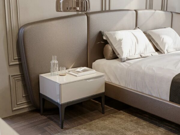 Дизайнерская прикроватная тумбочка Guzi 2 Drawer Bedside Table 3