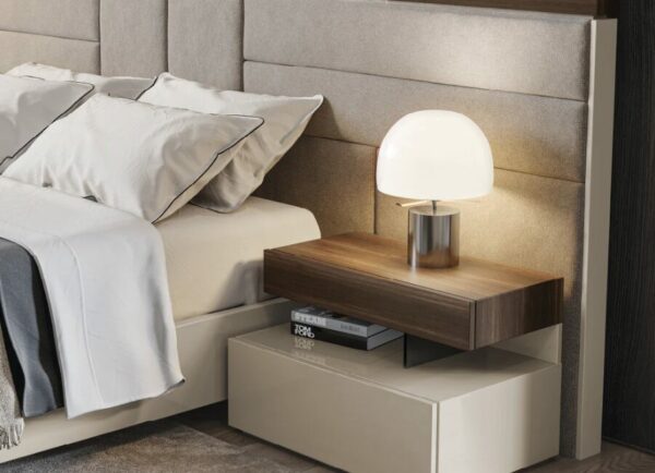 Дизайнерская прикроватная тумбочка Opal 2 Drawer Bedside Table от Evanyrouse (Португалия)