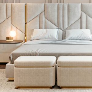 Дизайнерская кровать Vercelli Bed with Closed Base 4