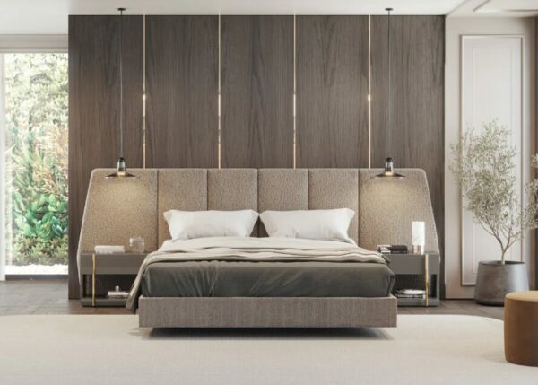 Дизайнерская прикроватная тумбочка Ellender 1 Drawer Bedside Table 2