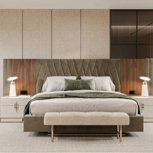 Дизайнерская кровать Batha III Bed Suspended Base 3