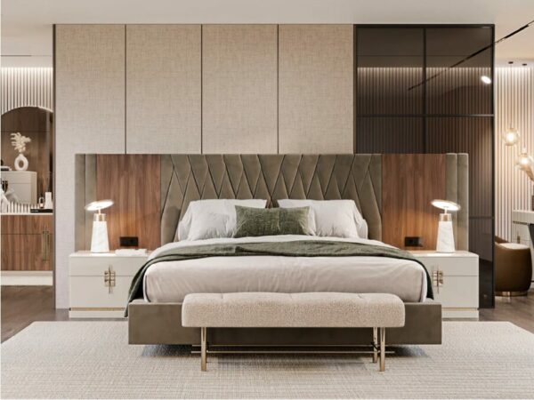 Дизайнерская кровать Batha III Bed Suspended Base 3