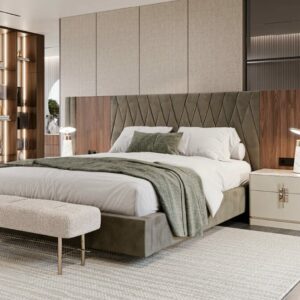 Дизайнерская кровать Batha III Bed with Closed Base 3