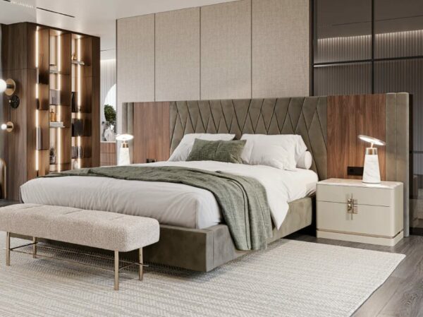 Дизайнерская кровать Batha III Bed with Closed Base 3