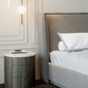 Дизайнерская кровать Mattea Bed Suspended Base от Evanyrouse (Португалия)