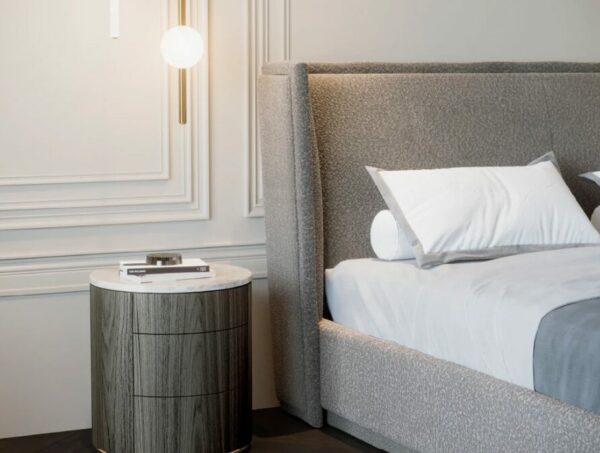 Дизайнерская кровать Mattea Bed Closed Base 2