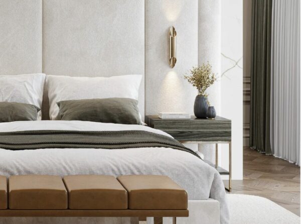 Дизайнерская кровать Ruby Bed Suspended Base 2