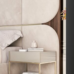 Дизайнерская кровать Sakya Bed Suspended Base 2