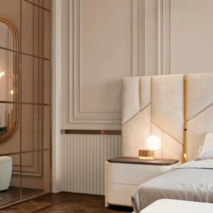 Дизайнерская кровать Vercelli Bed Suspended Base 2