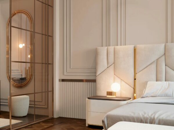 Дизайнерская кровать Vercelli Bed Suspended Base 2