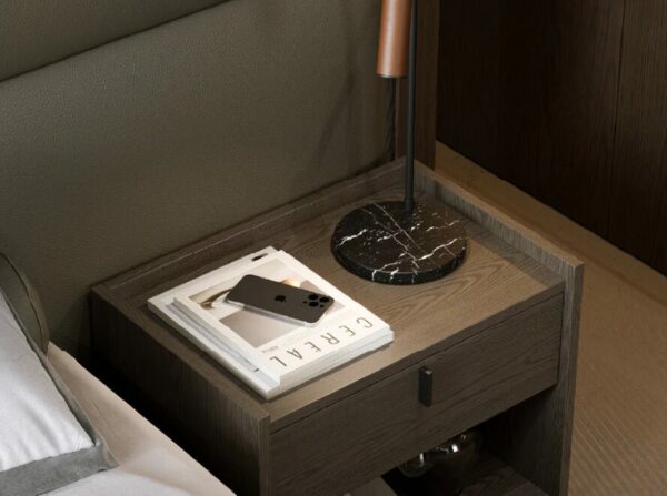 Дизайнерская прикроватная тумбочка Colline 1 Drawer Bedside Table 2