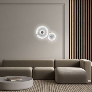 Дизайнерская настенная лампа NUVOL WS от United Alabaster (Испания)