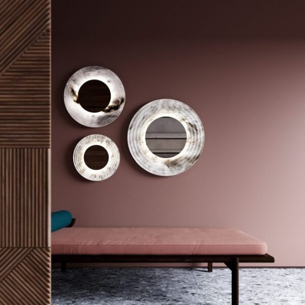 Дизайнерская настенная лампа MIRROR DISC 2