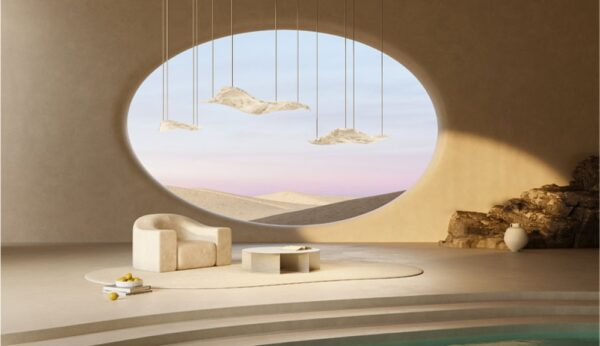 Дизайнерский подвесной светильник AIRE от United Alabaster (Испания)