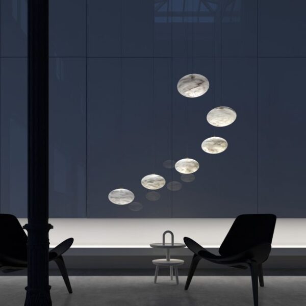 Дизайнерский подвесной светильник OVAL от United Alabaster (Испания)