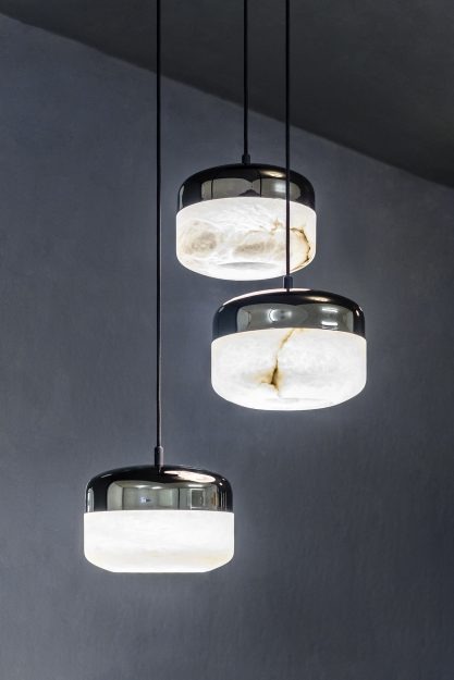 Дизайнерский подвесной светильник COPPER SINGLE от United Alabaster (Испания)