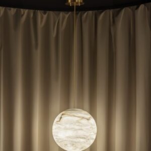 Дизайнерский подвесной светильник MOON SINGLE от United Alabaster (Испания)