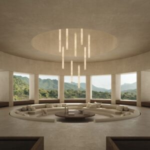 Дизайнерский подвесной светильник VERTICAL ROLLER от United Alabaster (Испания)