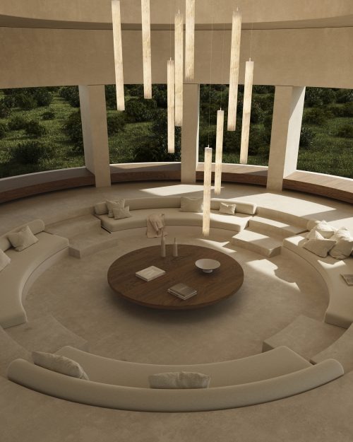 Дизайнерский подвесной светильник VERTICAL ROLLER 3