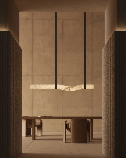 Дизайнерский подвесной светильник SIGNE от United Alabaster (Испания)