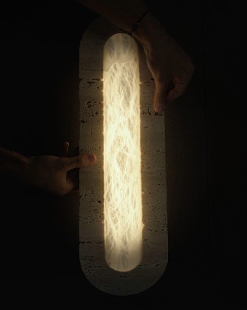 Дизайнерская настенная лампа CAPSA WS от United Alabaster (Испания)