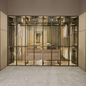 Итальянская гардеробная Glass от Conte Casa