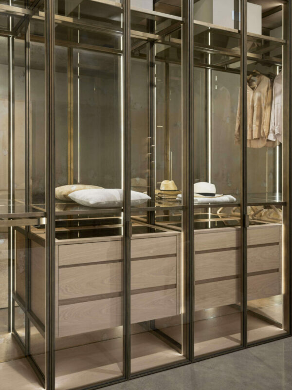 Итальянская гардеробная Glass 5