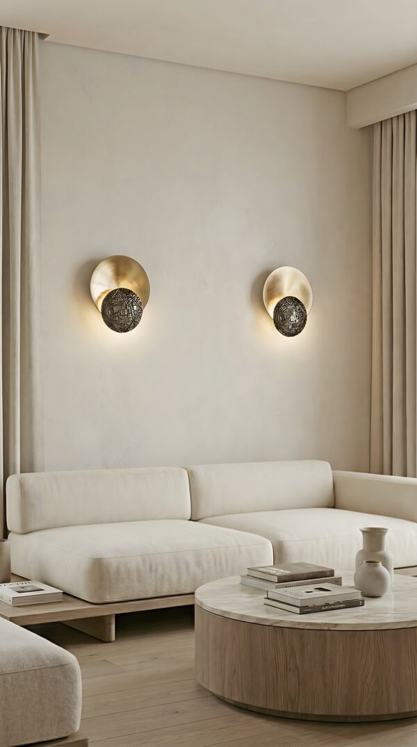 Итальянская настенная лампа Gong 3