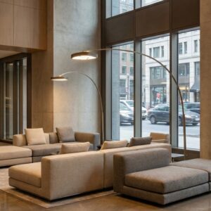 Итальянский напольный торшер Pluma от Esperia