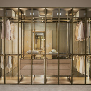 Итальянская гардеробная Glass от Conte Casa