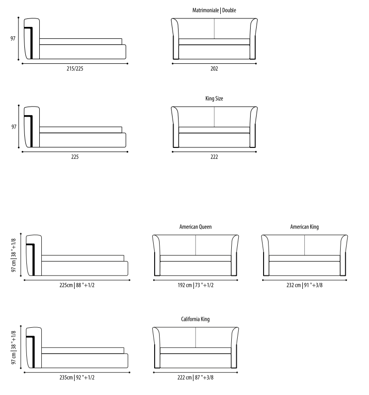 Итальянская кровать Dominick от Conte Casa